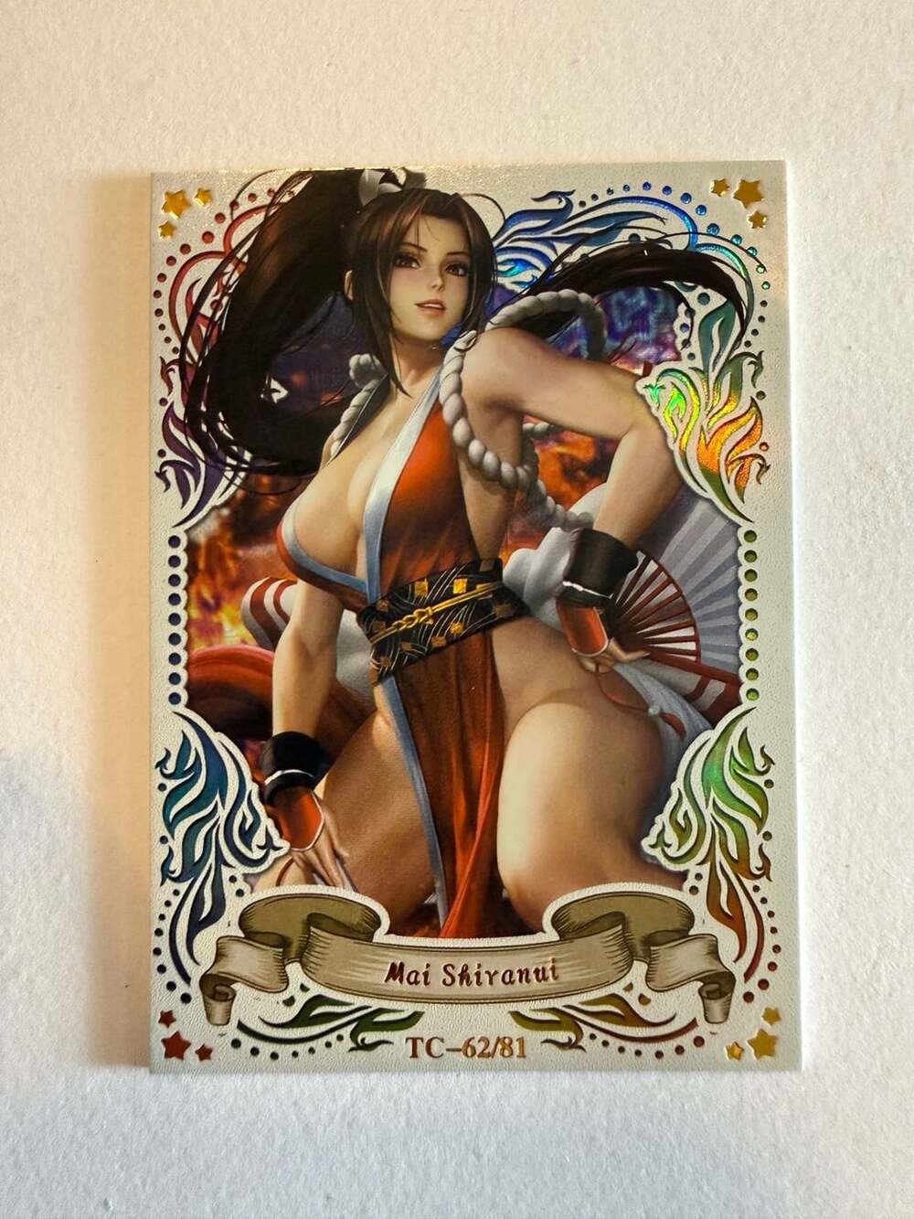 Top Card Mai Shiranui TC-62/81 Trading Card Fatal Fury